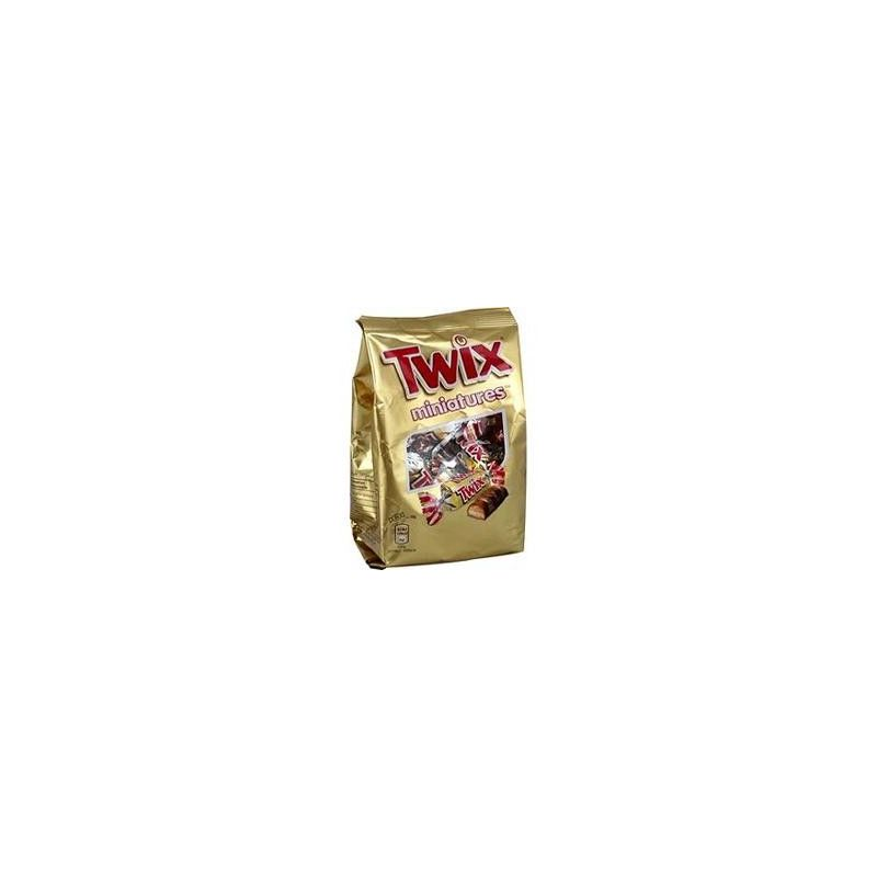 TWIX Miniatures Galletas de caramelo y chocolate 130 g