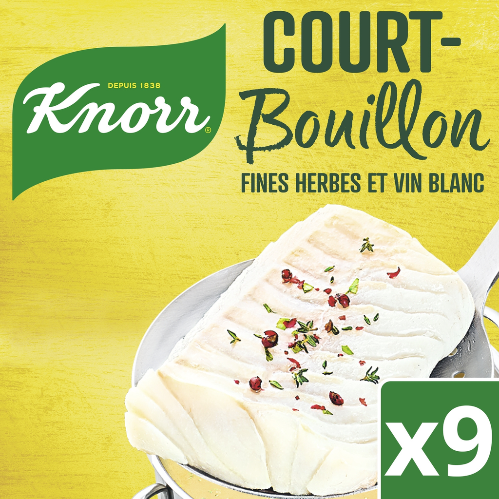 KNORR Court-bouillon fines herbes et vin blanc 107 g