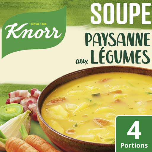 [3011360006042] KNORR Country Style Vegetable Soup with Bacon 97 g