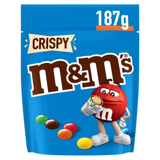 [5000159472005] M&M'S Bombones Chocolate Leche Arroz Inflado 187 g