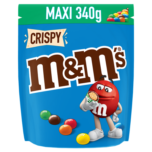 [5000159472142] M&M'S Bonbons chocolat au lait et riz soufflé CRISPY 340 g
