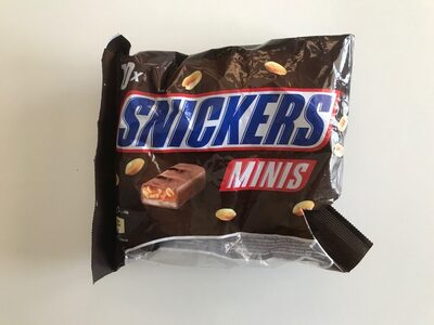 SNICKERS Minis Barres chocolatées cacahuètes et caramel 206 g