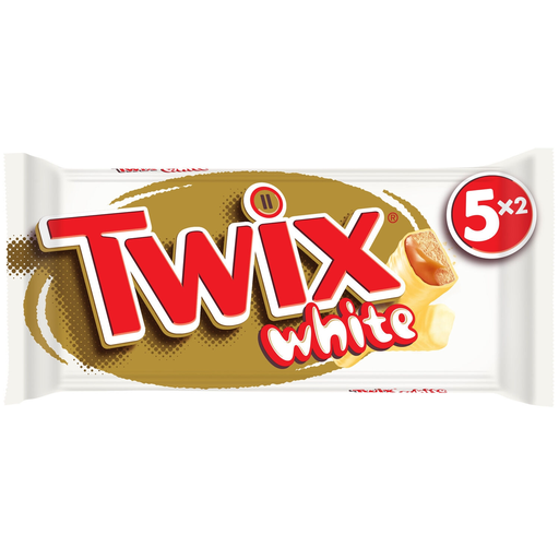 [5000159486699] TWIX White barras de chocolate branco com caramelo e bolacha 230g