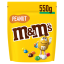 M&M'S PEANUT Rebuçados de chocolate de leite e amendoins 550 g
