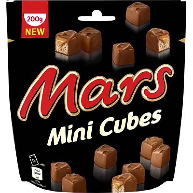 MARS Mini Cubes Bouchées chocolatées 200 g