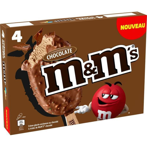 [5000159500678] M&M'S Helados de chocolate x4 252 g