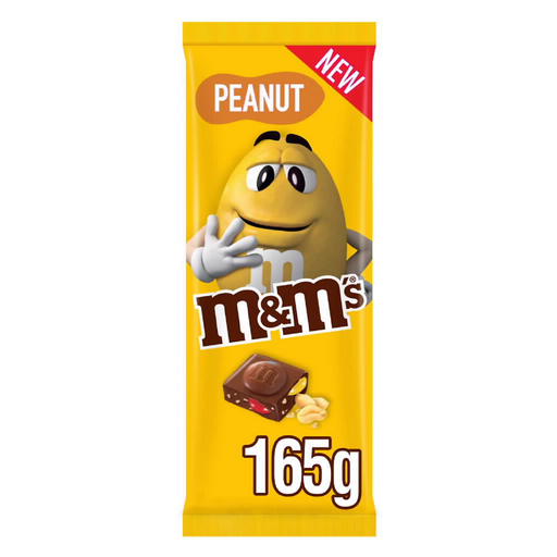[5000159516235] M&M'S Milk chocolate bar filled with mini peanut 165 g