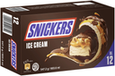 SNICKERS Barres glacées cacahuètes caramel 12 x 50,3 ml