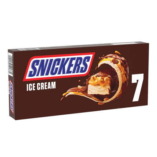 [5000159541374] SNICKERS Ice cream bar with chocolate, caramel and peanuts 319.2 g