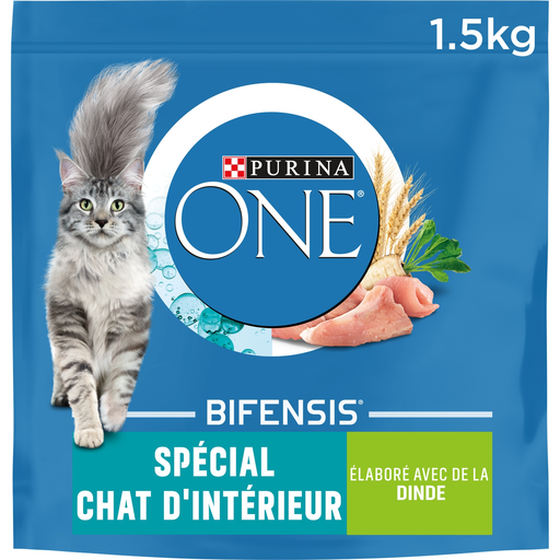 [5000161029839] PURINA ONE Indoor Cat Turkey and Whole Grains Dry Food 1.5 kg