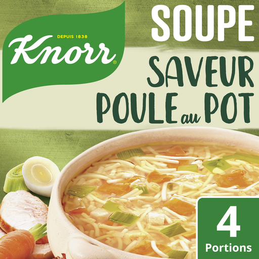 [3011360007438] KNORR Dehydrated Chicken Soup with Vegetables 72 g