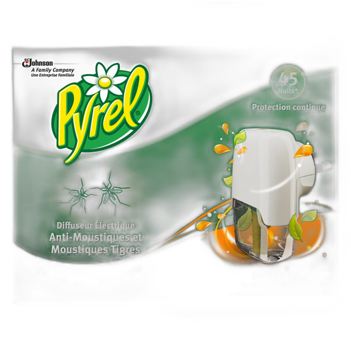 [5000204010589] PYREL Electric anti-mosquito and tiger mosquito diffuser orange blossom 1 pc