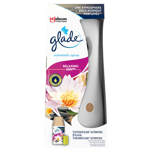 [5000204073416] GLADE Diffuseur automatique spray Relaxing Zen 269 ml