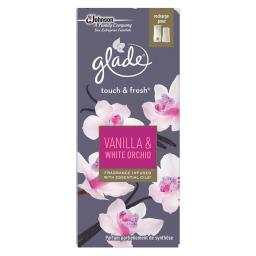 [5000204080148] GLADE Recambio Touch & Fresh Vanilla & White Orchid 10 ml