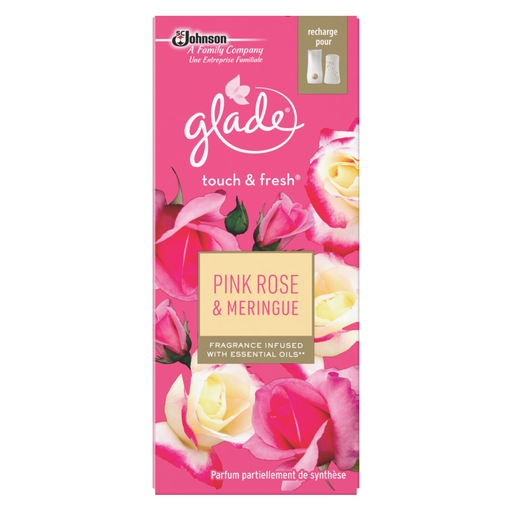 [5000204080179] GLADE Recharge Touch & Fresh Pink Rose & Meringue 10 ml