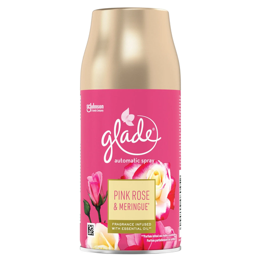 [5000204080452] GLADE Désodorisant Automatic Air Freshener Recharge Rose & Meringue 269 ml