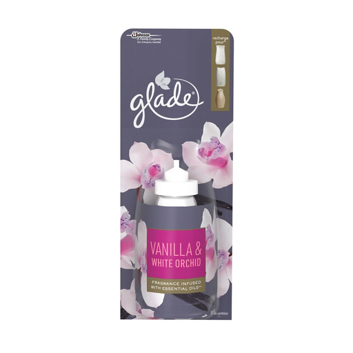 [5000204080513] GLADE Recharge Sense & Spray Vanilla & White Orchid 18 ml