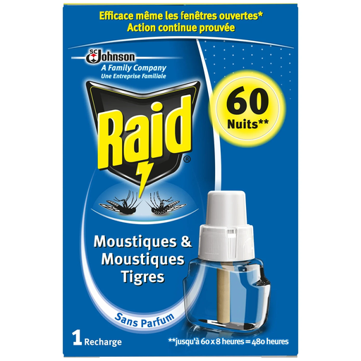 [5000204082135] RAID Liquid Diffuser Anti-Mosquito Refill 60 nights