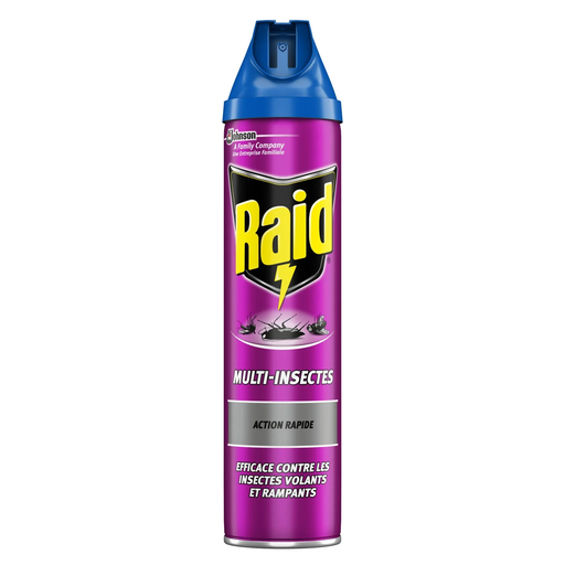 [5000204092745] RAID Anti-Insecte Volants Et Rampants Action Rapide 600 ml