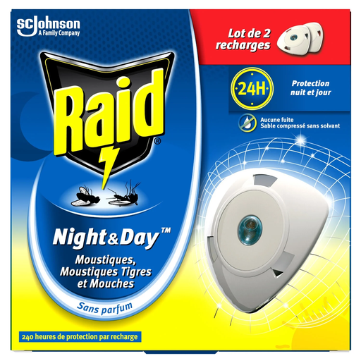 [5000204108736] RAID Night & Day refills for electric mosquito and fly diffuser 2 refills