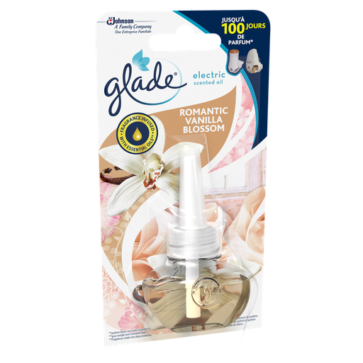 [5000204117103] GLADE Désodorisant Recharge Electric Scented Oil Fleur de vanille romantique 20 ml