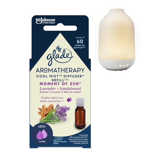 [5000204219531] GLADE Recharge désodorisant intérieur lavande + bois de santal la recharge
