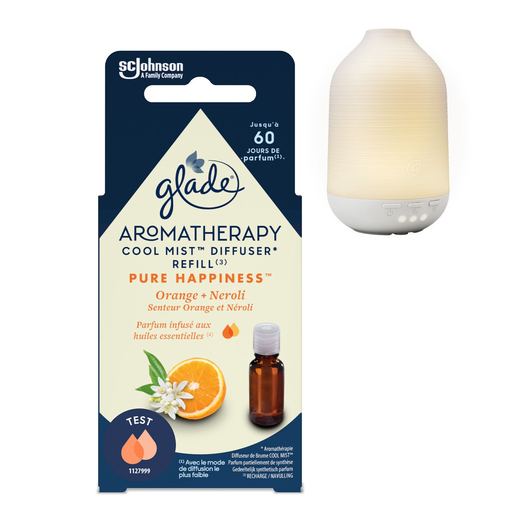 [5000204219562] GLADE Recharge désodorisant intérieur orange + neroli la recharge