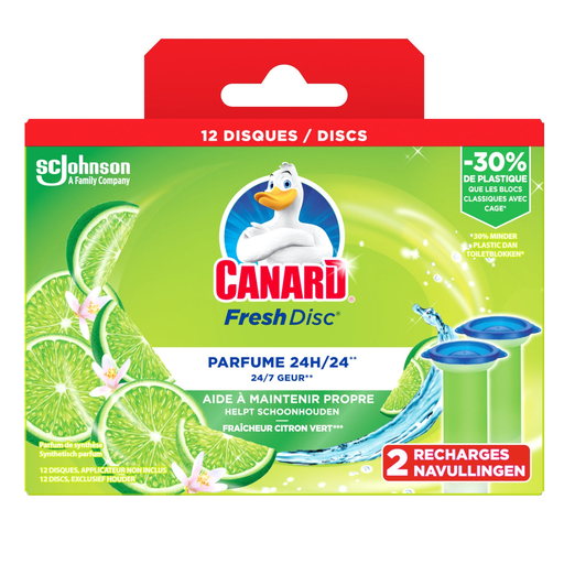 [5000204593051] CANARD Bloco WC Fresh Disc Lima 2x36 ml