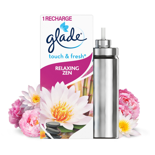 [5000204650662] GLADE Désodorisant Touch & Fresh Relaxing Zen 10 ml