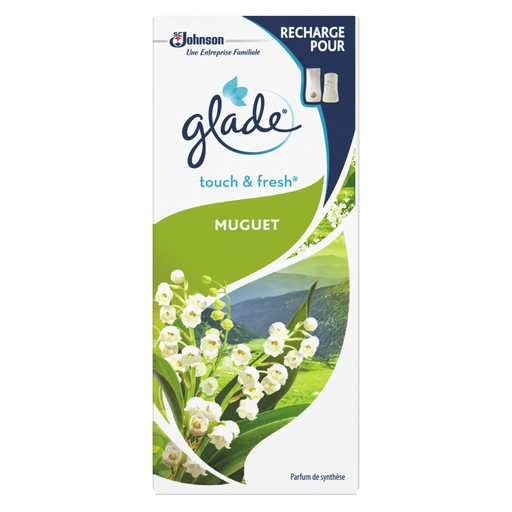 [5000204650693] GLADE Désodorisant recharge intérieur senteur muguet 10 ml