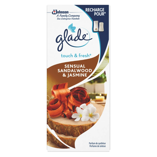 [5000204681192] GLADE Recharge Touch & Fresh Santal et Jasmin 10 ml
