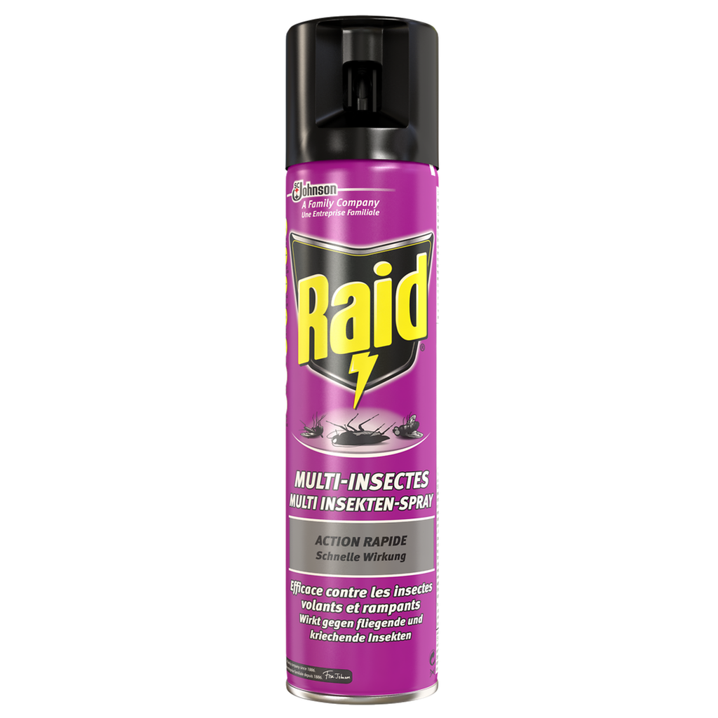 RAID Insecticide cafards, fourmis et araignées 400 ml