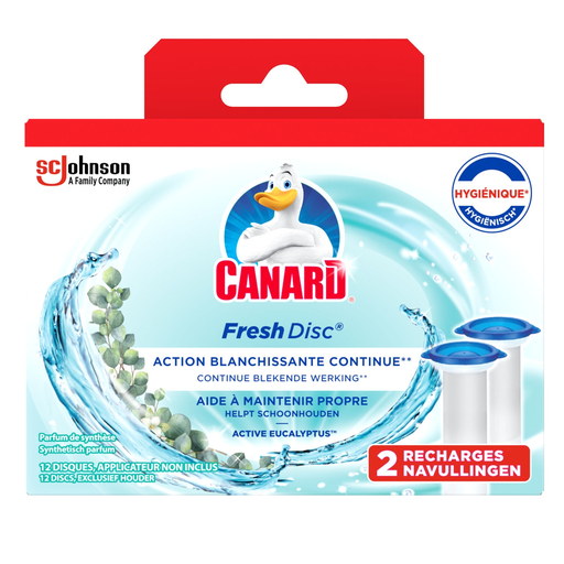 [5000204778113] CANARD Gel WC Fresh Disc Active Eucalyptus 2x36ml