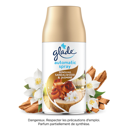 [5000204810967] GLADE Désodorisant recharge santal/jasmin 269 ml