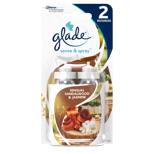 [5000204899825] GLADE Désodorisant recharge santal et jasmin de Bali 18 ml