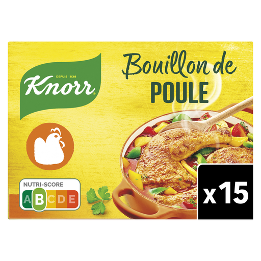 [3011360031914] KNORR Chicken Bouillon No Preservatives 15 tablets 10 g