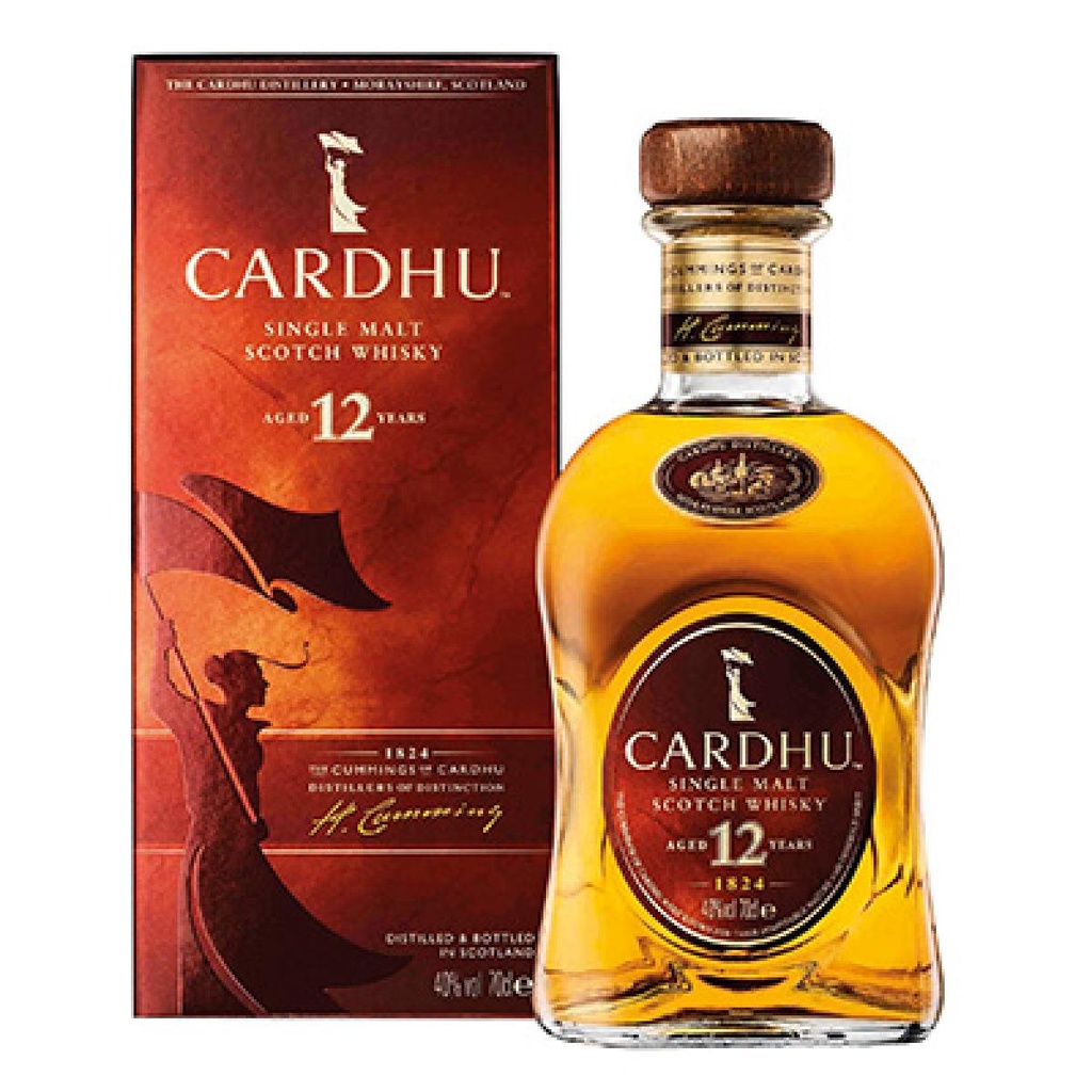 Cardhu Whisky 12 Years Old Single Malt 40% : La Bouteille De 70Cl