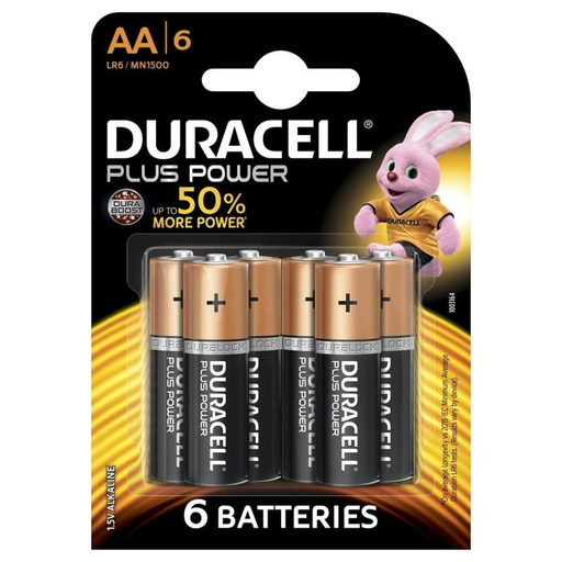 [5000394010680] DURACELL Plus Power Piles AA x6