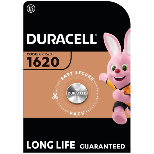 [5000394030367] DURACELL Piles Boutons au Lithium CR1620 3V, l'unité