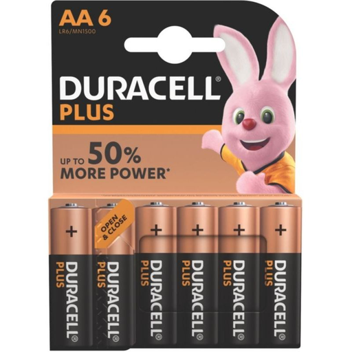 [5000394098756] DURACELL Alkaline Battery AA LR6 - 6 Pack