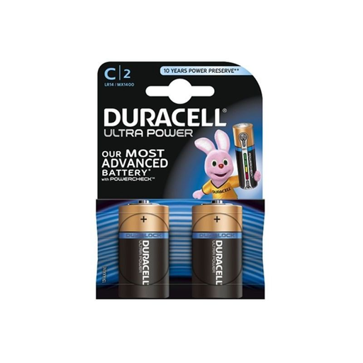 [5000394105355] DURACELL Pile Alcaline Ultra Power LR14 C 2 unités