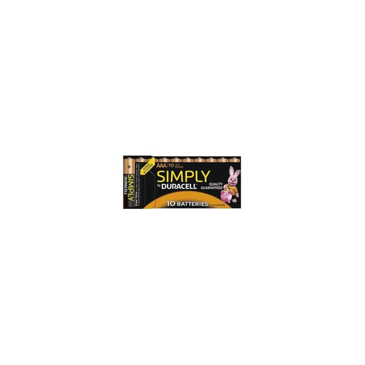 [5000394111905] DURACELL Pila Alcalina Simply LR03 AAA X10