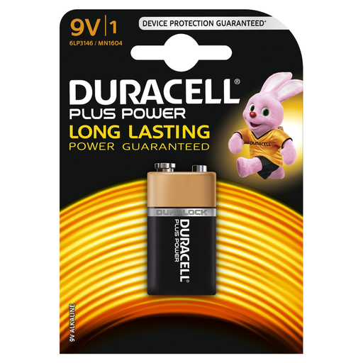 [5000394114678] DURACELL Plus Power Batería de Un Solo Uso 9V Alcalina