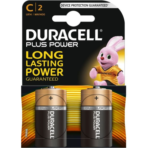 [5000394114753] DURACELL Pilha Alcalina Plus LR14 C X2
