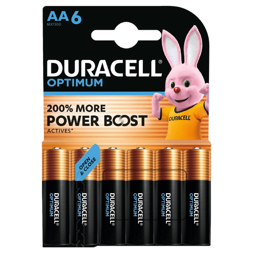 [5000394137639] DURACELL Pilas Optimum AA LR6 x6