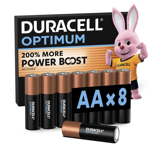 [5000394137684] DURACELL Piles Optimum AA LR6 x8