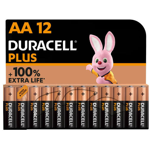 [5000394140967] DURACELL Plus Pilhas AA, 1,5V LR6 MN1500, pack de 12