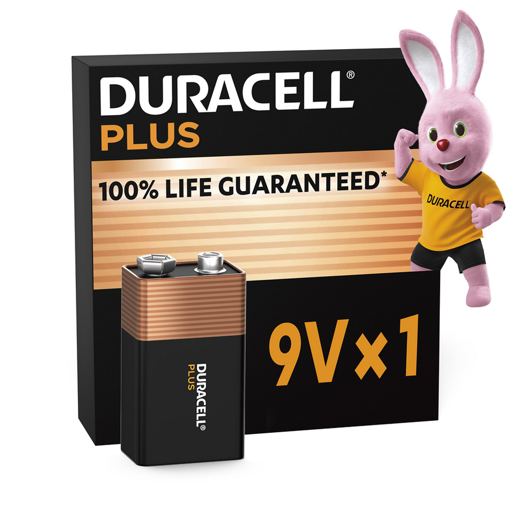 DURACELL Pilas Plus 9V (1 unidad)