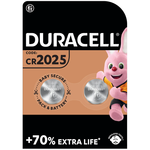 [5000394203907] DURACELL Pilhas botão de lítio 2025 2 unidades
