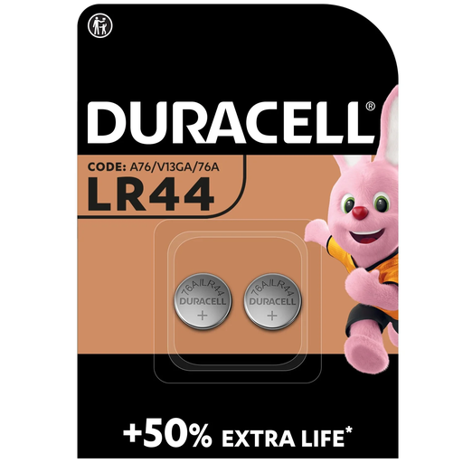 [5000394504424] DURACELL Pilhas alcalinas especiais LR44 1,5V (A76) - Pack de 2